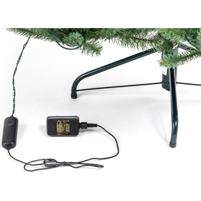 Искуственная ёлка с Smart LED гирляндой TWINKLY Pre-Lit Tree Strings RGB 250 Gen II Special Edition IP44 Black Cable (TWT250STP-BEU)