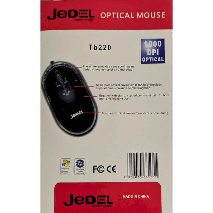 Мышь JEDEL TB220