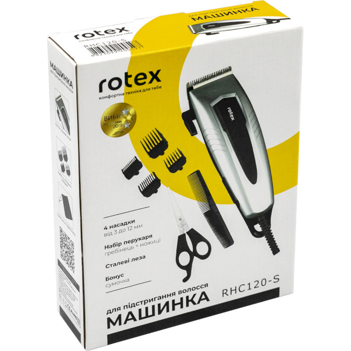 Машинка для стрижки волосся ROTEX RHC120-S