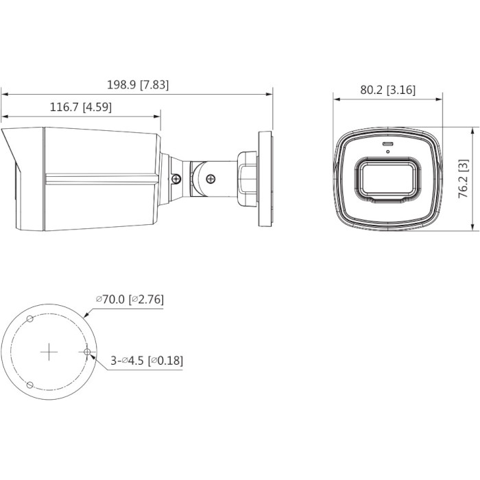 Камера видеонаблюдения DAHUA DH-HAC-HFW1800TLP-A (2.8)