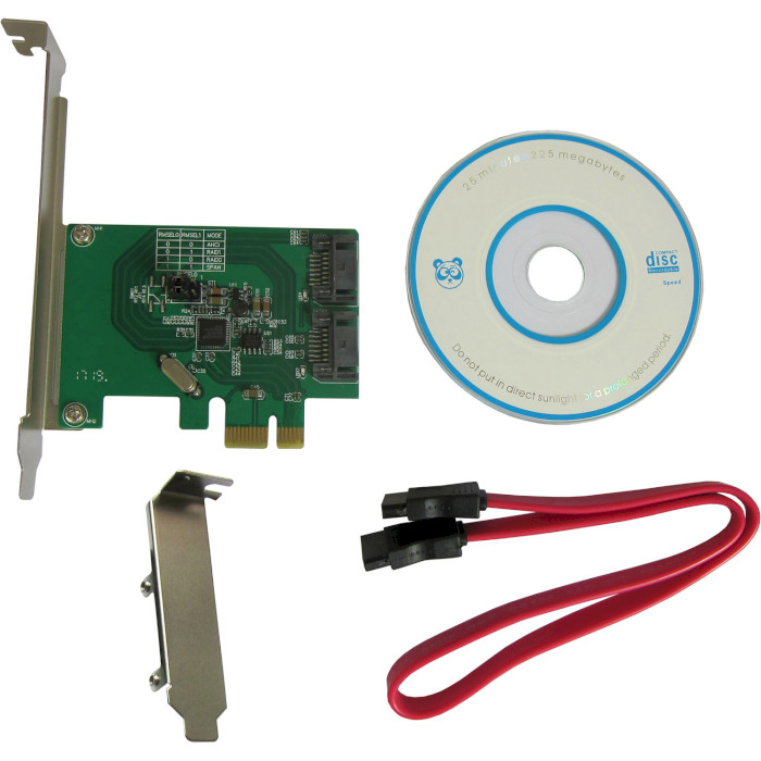 Контролер DYNAMODE PCI-E to 2 x SATA Marvell