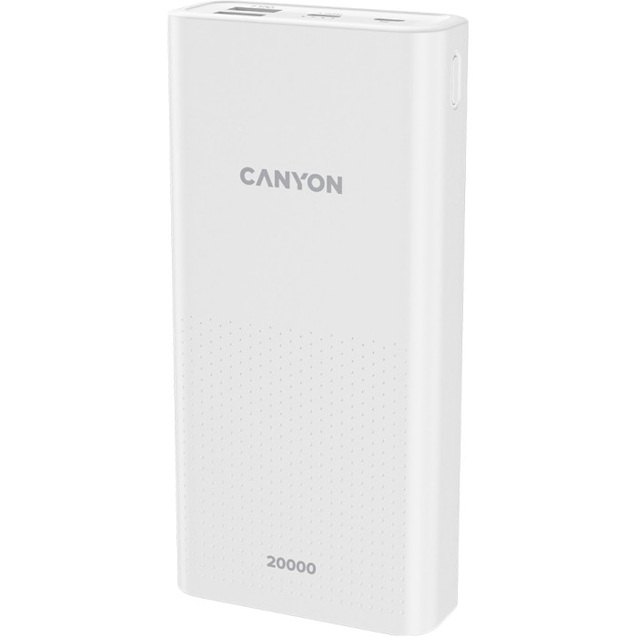 Повербанк CANYON PB-2001 20000mAh White