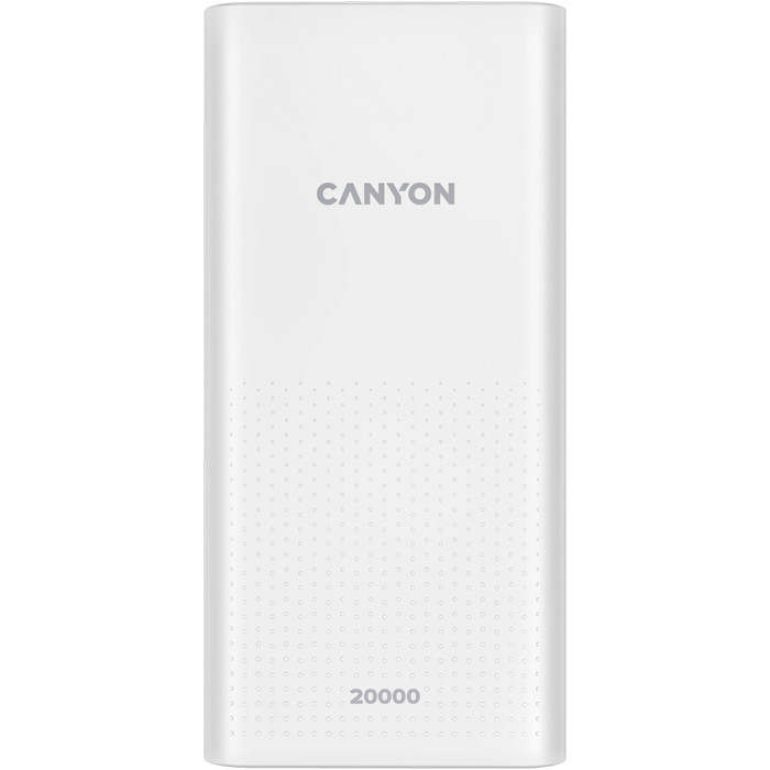 Повербанк CANYON PB-2001 20000mAh White