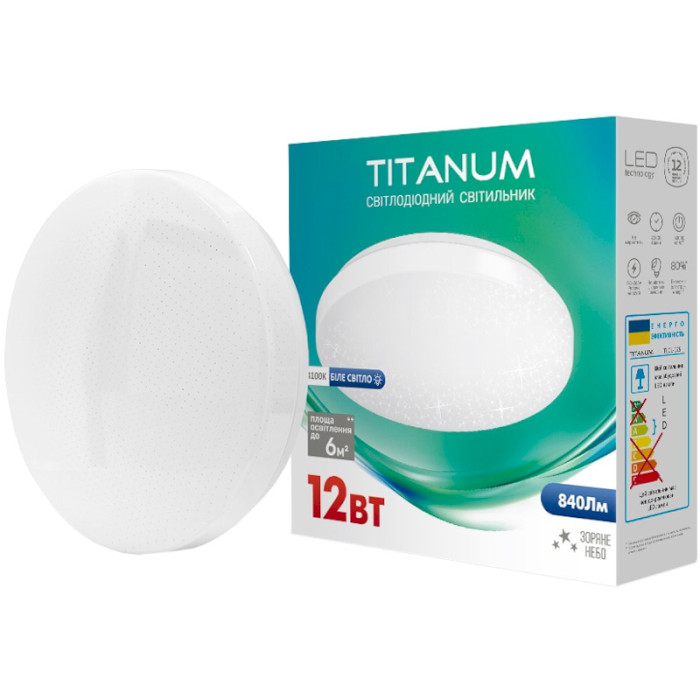 Світильник TITANUM TLCL-12S 12W 4100К