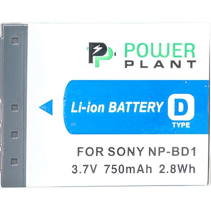 Аккумулятор POWERPLANT Sony NP-BD1 750mAh (DV00DV1204)