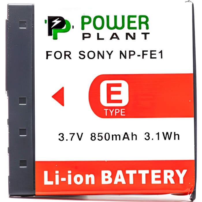 Аккумулятор POWERPLANT Sony NP-FE1 850mAh (DV00DV1062)