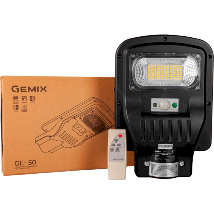 Светильник консольный с датчиком движения GEMIX GE-50 50W 6000K IP65 (SGEGMX50WSTD)