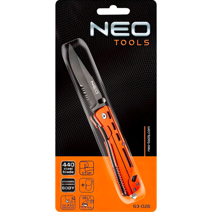 Складной нож NEO TOOLS 20cm (63-026)