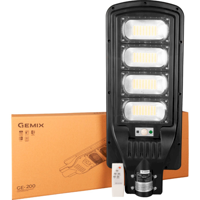 Светильник консольный с датчиком движения GEMIX GE-200 200W 6000K IP65 (SGEGMX200WSTD)