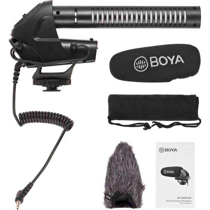 Микрофон накамерный BOYA BY-BM3030 On-Camera Shotgun Microphone