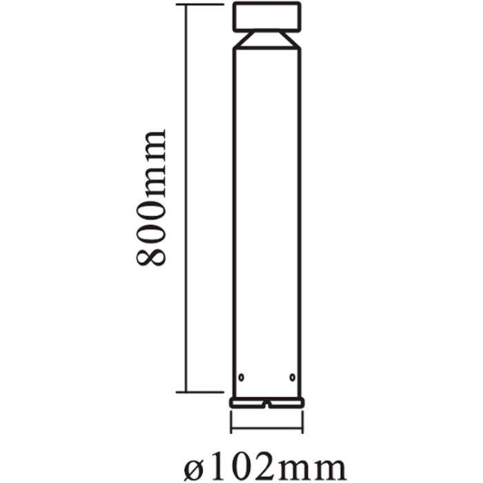 Світильник-стовпчик OSRAM Endura Style Cylinder 800 6 W ST (4058075205390)