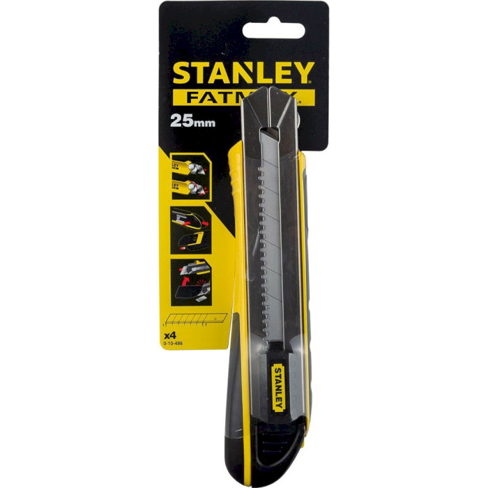 Монтажний ніж з висувним лезом STANLEY "FatMax" 25мм (0-10-486)