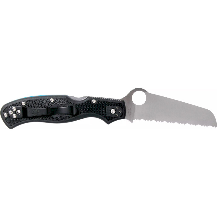 Ніж SPYDERCO Rescue 3 Lightweight Thin Blue Line (C14FSBKBL3)