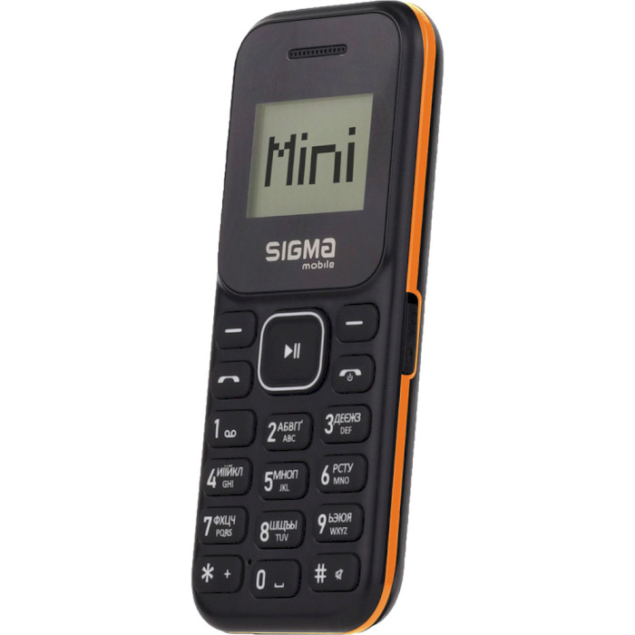 Мобильный телефон SIGMA MOBILE X-style 14 Mini Black/Orange (4827798120736)