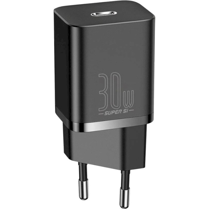 Зарядное устройство BASEUS Super Si Quick Charger 1C PD 30W Black (CCSUP-J01)