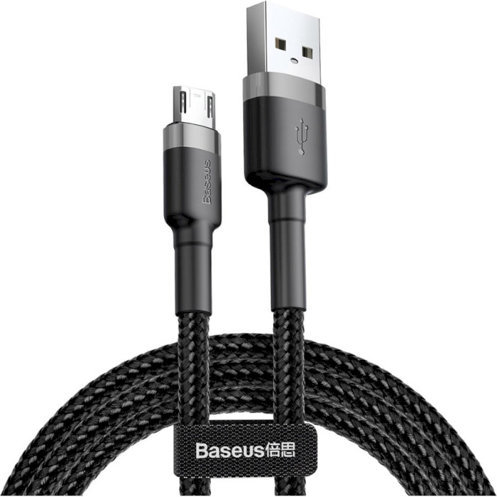 Кабель BASEUS Cafule Cable USB for Micro 3м Gray/Black (CAMKLF-HG1)