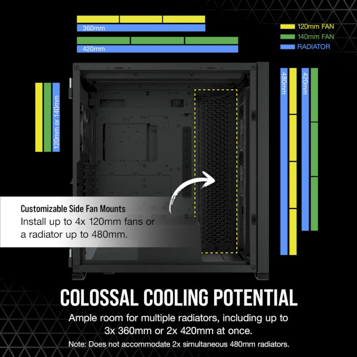 Корпус CORSAIR 7000D Airflow Black (CC-9011218-WW)
