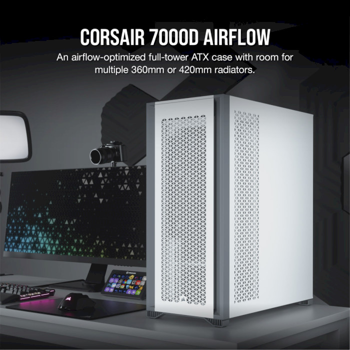 Корпус CORSAIR 7000D Airflow White (CC-9011219-WW)
