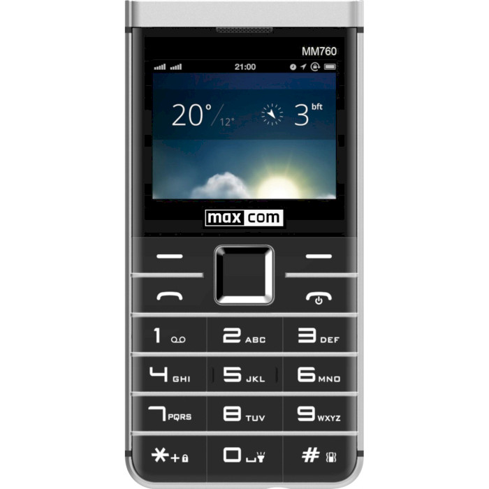 Мобільний телефон MAXCOM Comfort MM760 Black