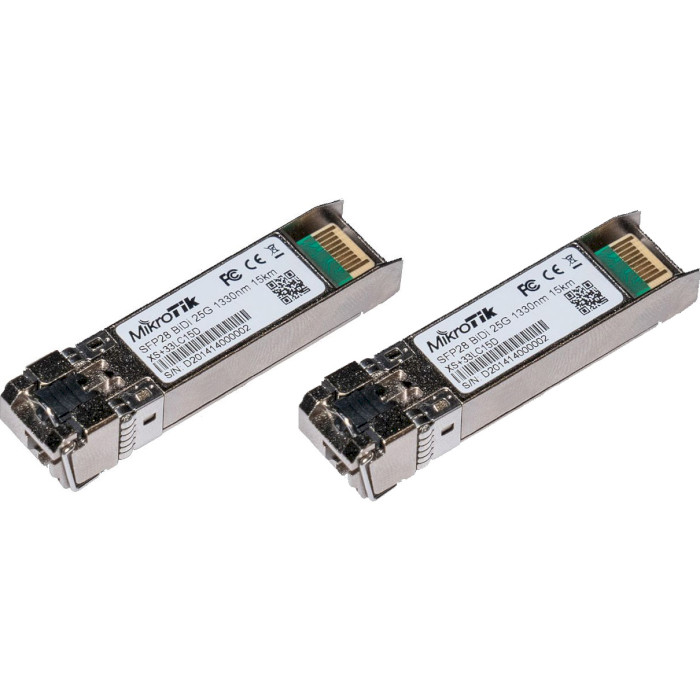 Модуль MIKROTIK XS+2733LC15D SFP28 25GbE Tx1330/Rx1270 15km SM LC