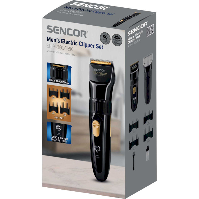 Машинка для стрижки волосся SENCOR SHP 8900BK (41012314)