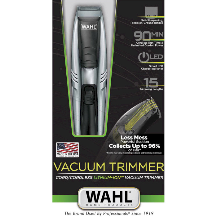 Тример для бороди та вусів WAHL Vacuum (09870-016)