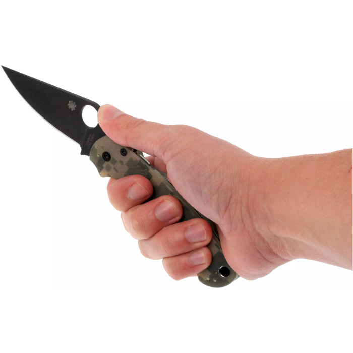 Складаний ніж SPYDERCO Para Military 2 Black Blade Camouflage (C81GPCMOBK)