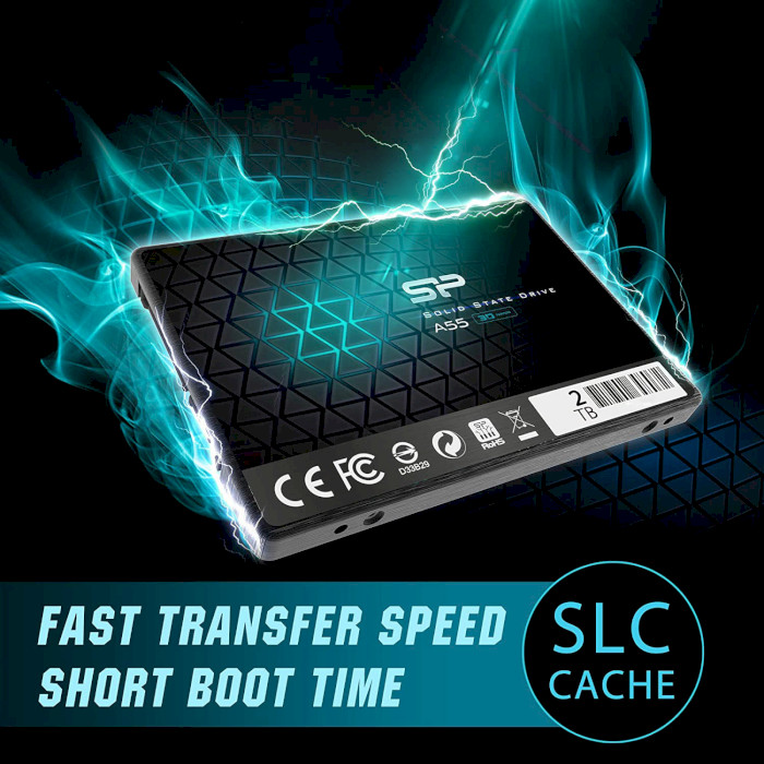 SSD диск SILICON POWER Ace A55 2TB 2.5" SATA (SP002TBSS3A55S25)