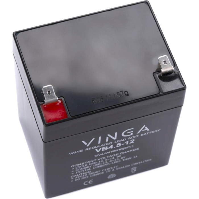 Акумуляторна батарея VINGA VB4.5-12 (12В, 4.5Агод)