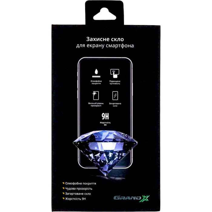 Защитное стекло GRAND-X Full Cover Black для Redmi Note 8 (GXXRN8FCB)