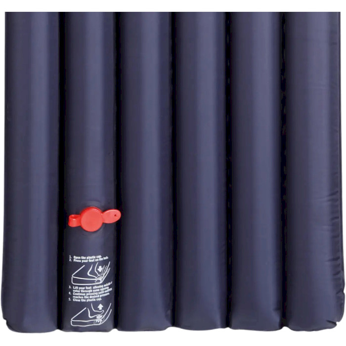 Надувний килимок із подушкою FERRINO 6 Tube Dark Blue (78005HBB)