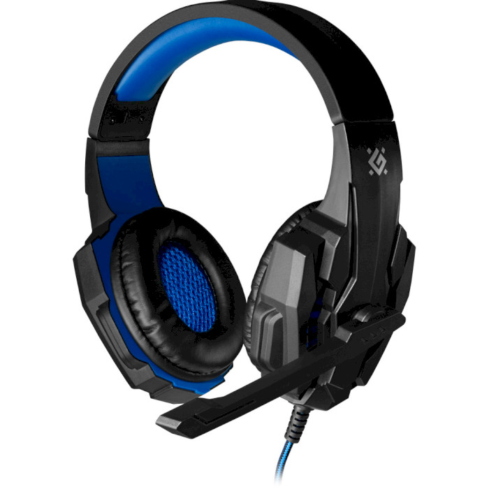Навушники геймерскі DEFENDER Warhead G-390 Black/Blue (64038)