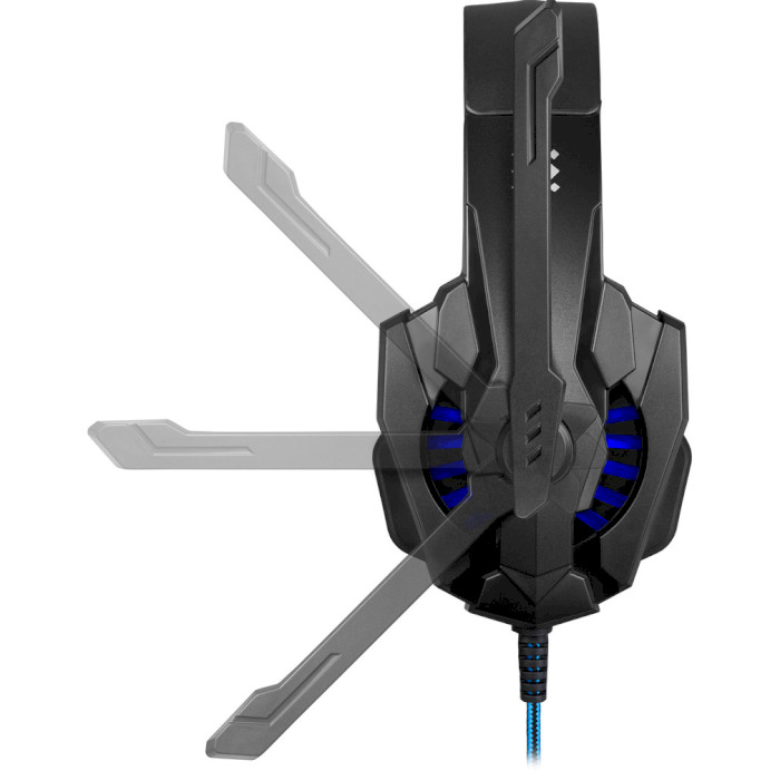 Наушники геймерские DEFENDER Warhead G-390 Black/Blue (64038)