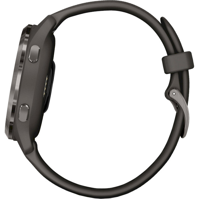 Смарт-часы GARMIN Venu 2S Slate Stainless Steel Bezel with Graphite Case and Silicone Band (010-02429-10)