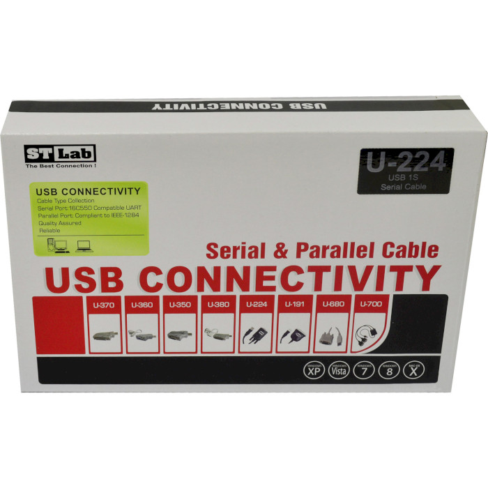 Кабель STLAB U-224 USB - COM 1.5м