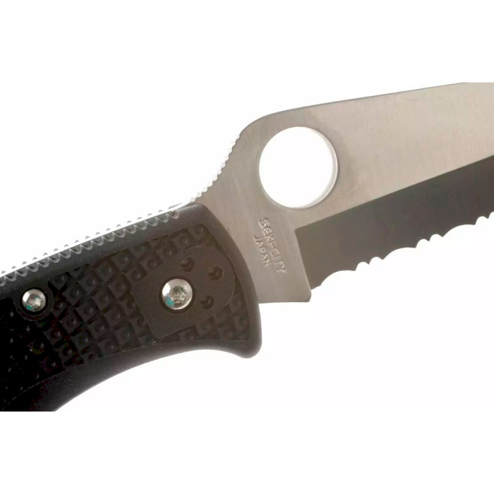 Складаний ніж SPYDERCO Endura 4 Half Serrated Black (C10PSBK)