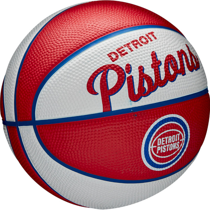 Міні-м'яч баскетбольний WILSON NBA Team Retro Mini Detroit Pistons Size 3 (WTB3200XBDET)