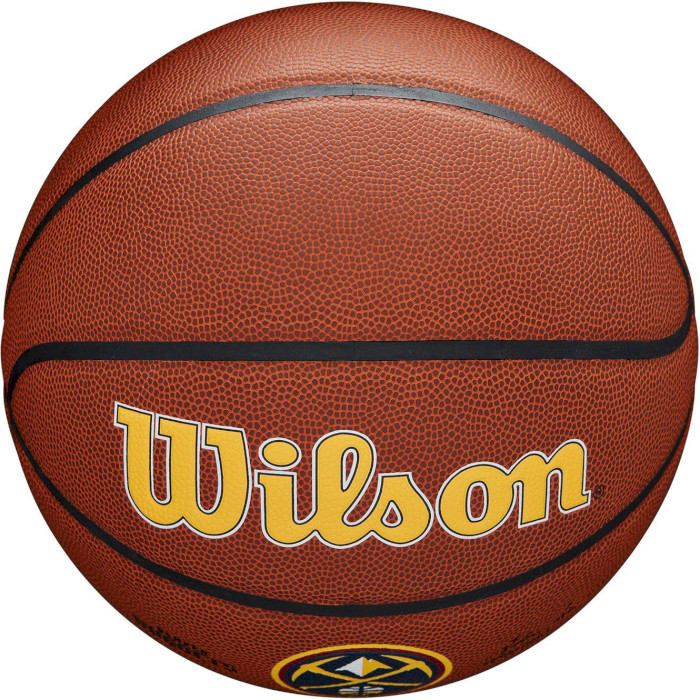 Мяч баскетбольный WILSON NBA Team Alliance Denver Nuggets Size 7 (WTB3100XBDEN)