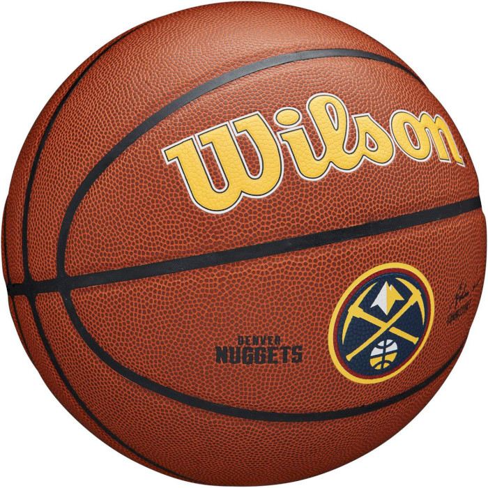 Мяч баскетбольный WILSON NBA Team Alliance Denver Nuggets Size 7 (WTB3100XBDEN)