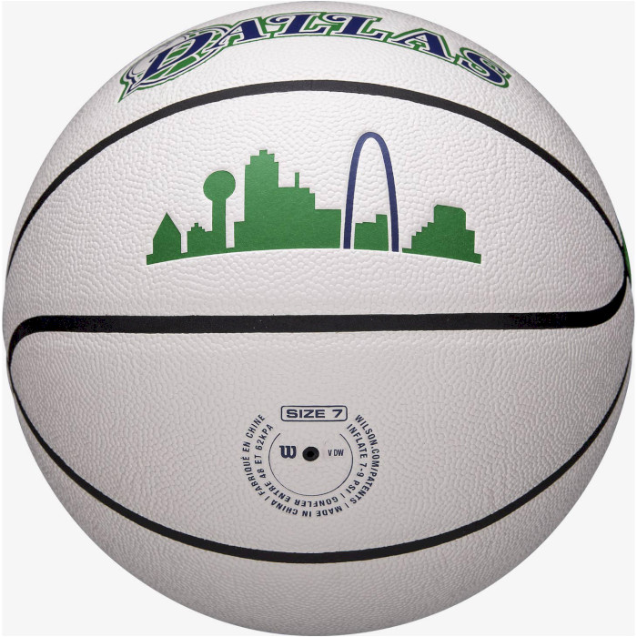 М'яч баскетбольний WILSON NBA Team City Edition Dallas Mavericks Size 7 (WZ4003907XB7)