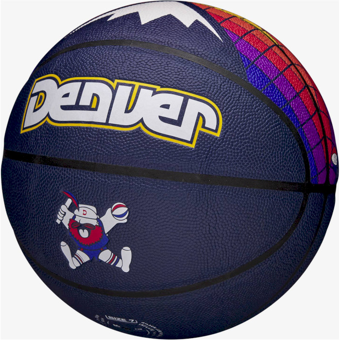 Мяч баскетбольный WILSON NBA Team City Edition Denver Nuggets Size 7 (WZ4003908XB7)