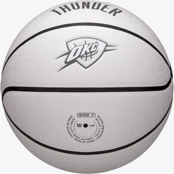 Мяч баскетбольный WILSON NBA Team City Edition Oklahoma City Thunder Size 7 (WZ4003921XB7)