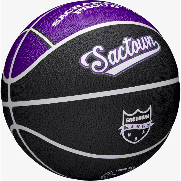 М'яч баскетбольний WILSON NBA Team City Edition Sacramento Kings Size 7 (WZ4003926XB7)