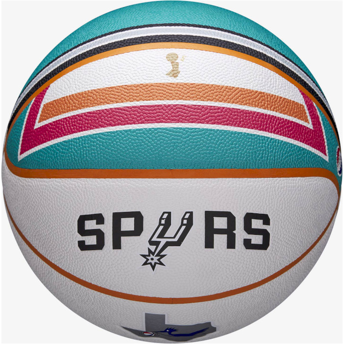 Мяч баскетбольный WILSON NBA Team City Edition San Antonio Spurs Size 7 (WZ4003927XB7)