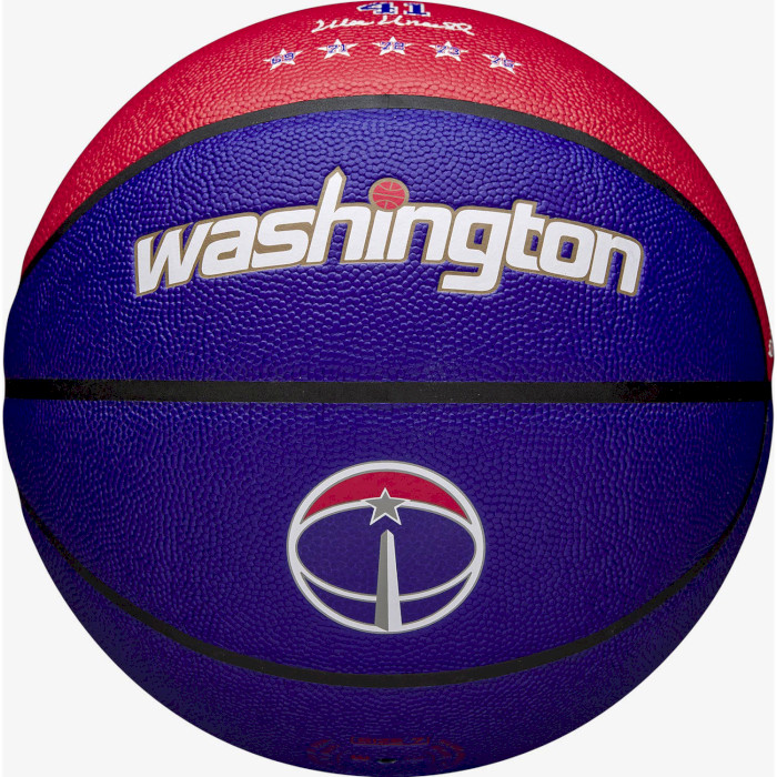 М'яч баскетбольний WILSON NBA Team City Edition Washington Wizards Size 7 (WZ4003930XB7)
