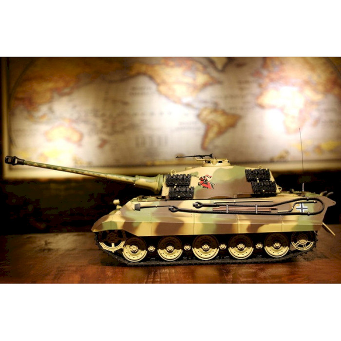 Радиоуправляемый танк HENG LONG 1:16 Tiger Henschel "Tiger II" (HL3888A-1UPG)