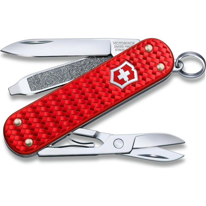 Швейцарский нож VICTORINOX Classic Precious Alox Iconic Red (0.6221.401G)