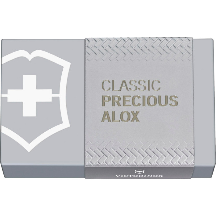 Швейцарський ніж VICTORINOX Classic Precious Alox Infinite Gray (0.6221.4031G)