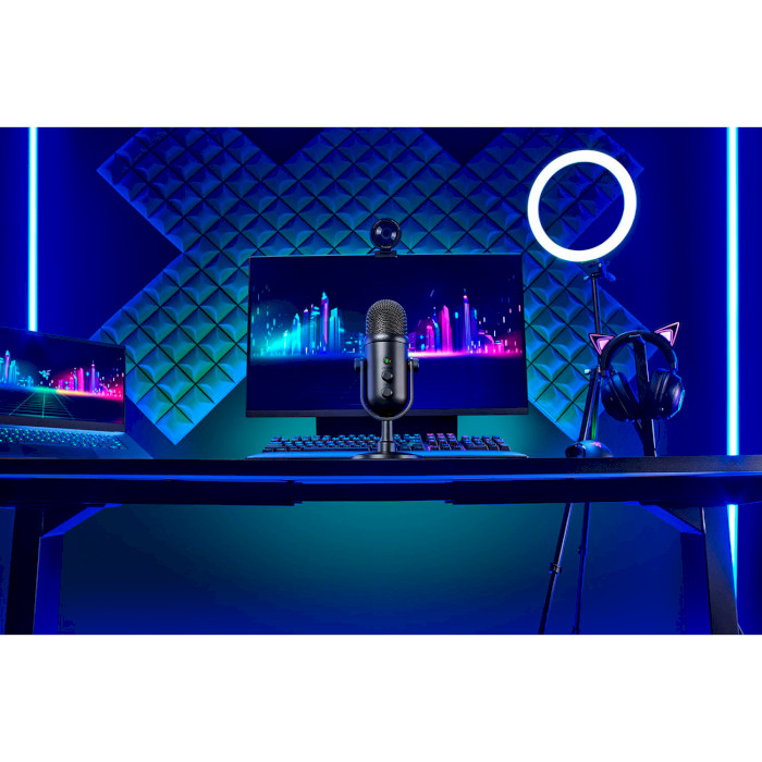 Мікрофон для стримінгу/подкастів RAZER Seiren V2 Pro Black (RZ19-04040100-R3M1)