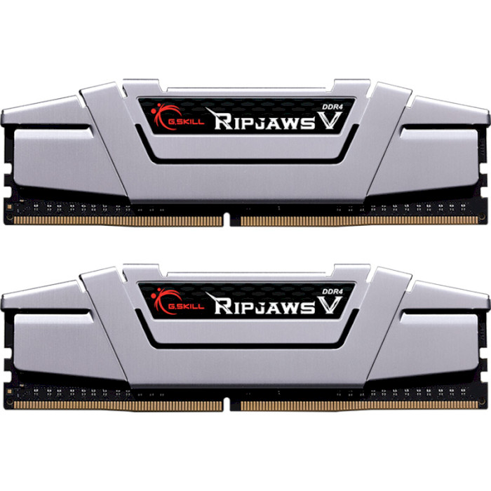 Модуль пам'яті G.SKILL Ripjaws V Radiant Silver DDR4 2666MHz 16GB Kit 2x8GB (F4-2666C15D-16GVS)